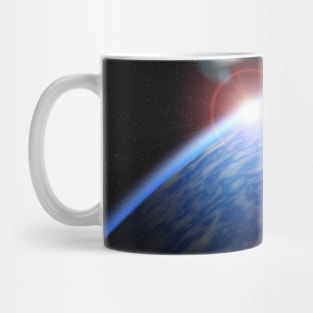 Starrise Over an Alien World Mug